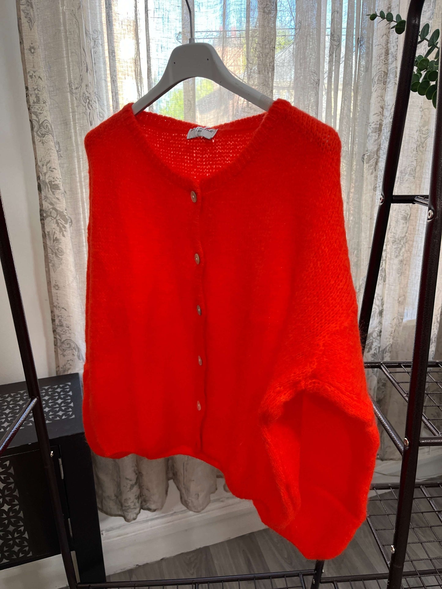 Trudi Long Sleeve Mohair Cardigan