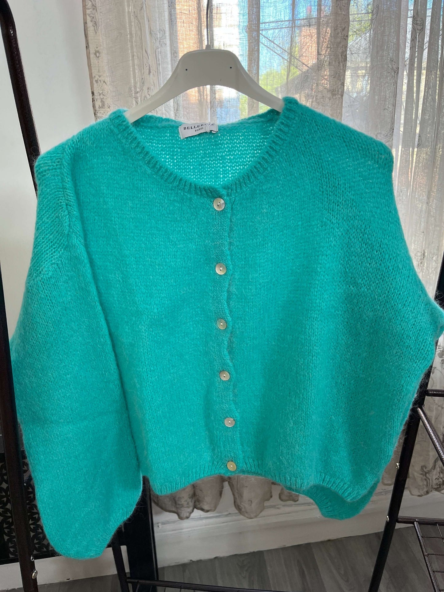Trudi Long Sleeve Mohair Cardigan