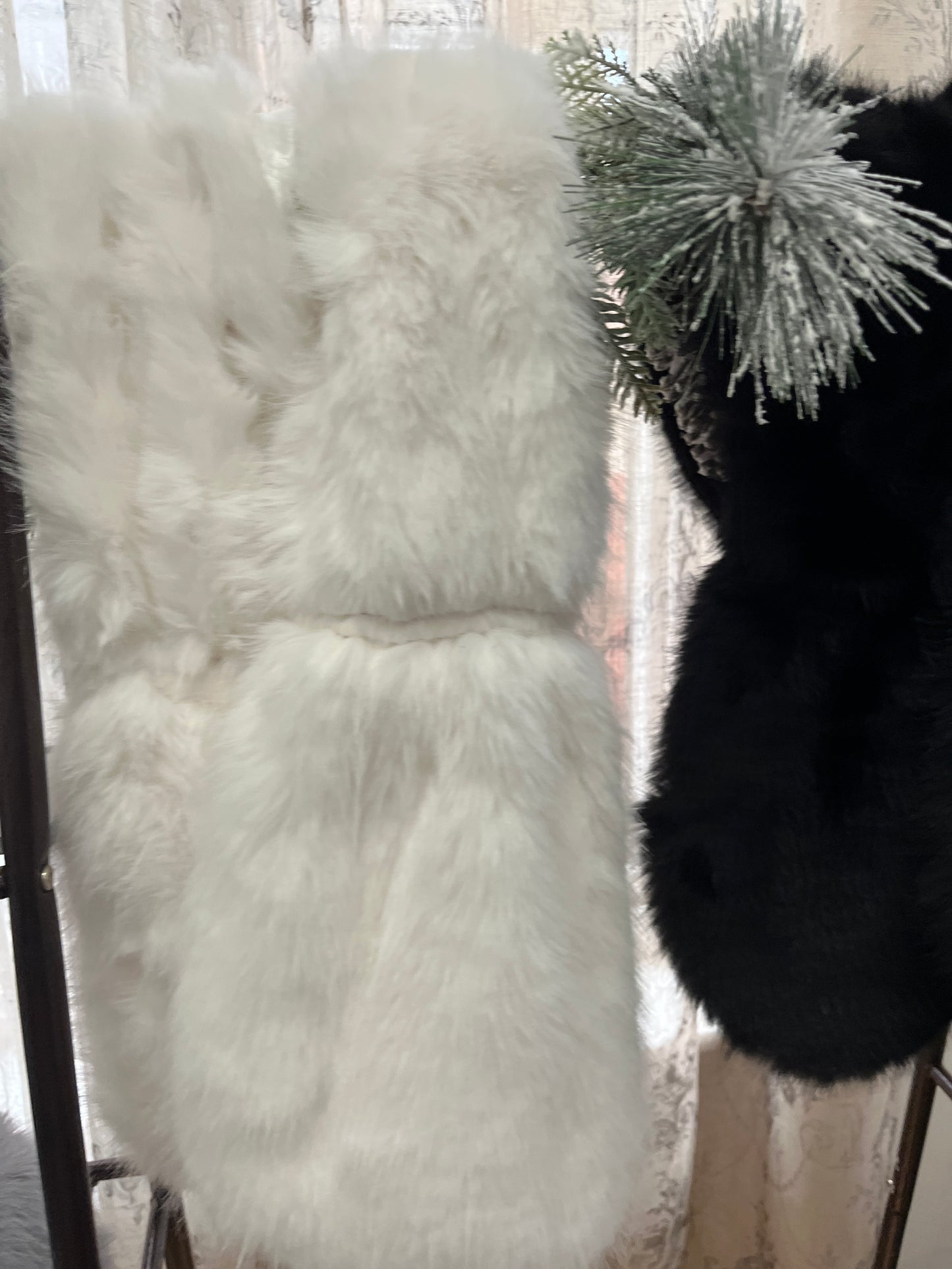 Luxurious Faux Fur Collar Scarf