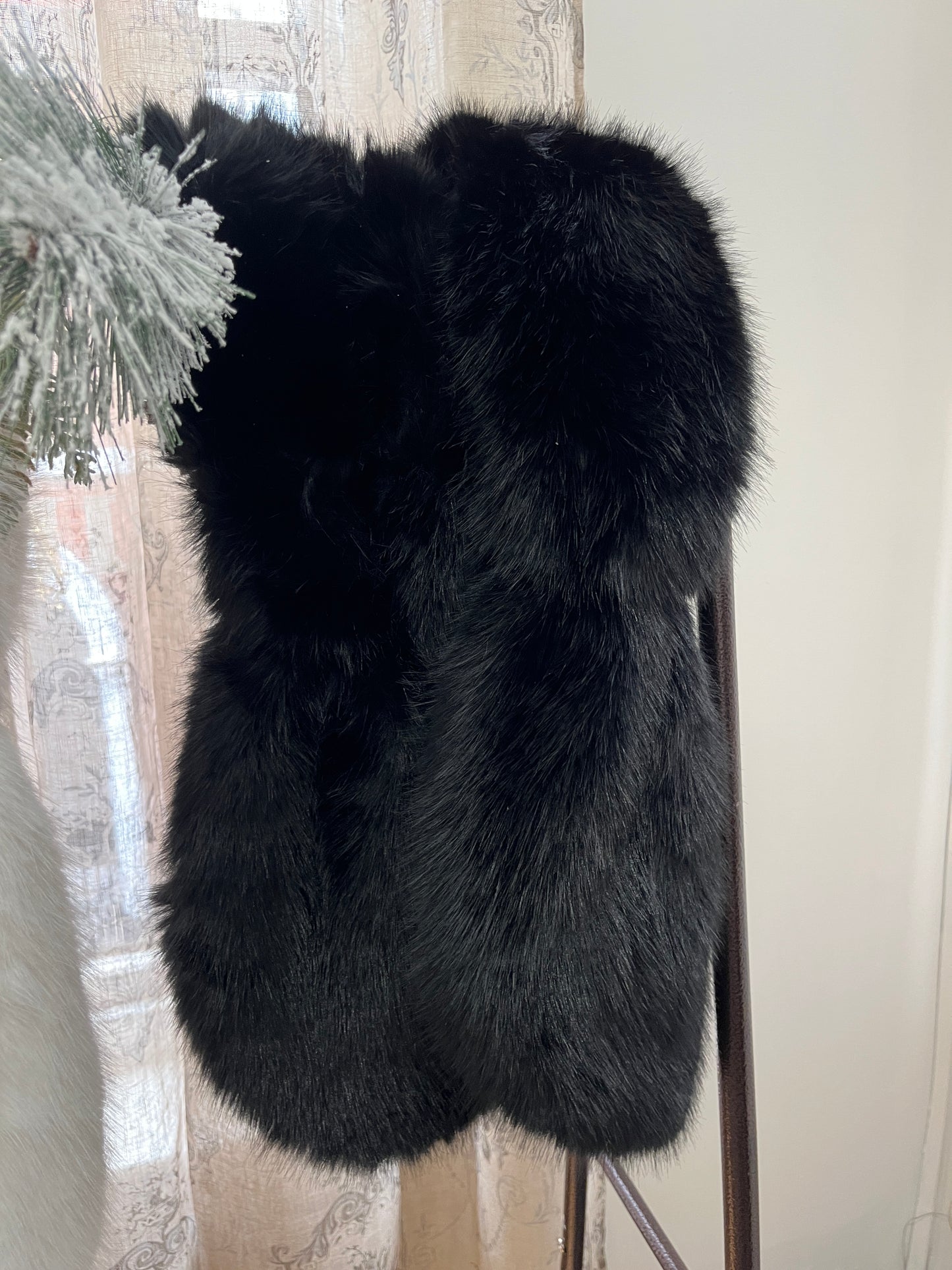 Luxurious Faux Fur Collar Scarf