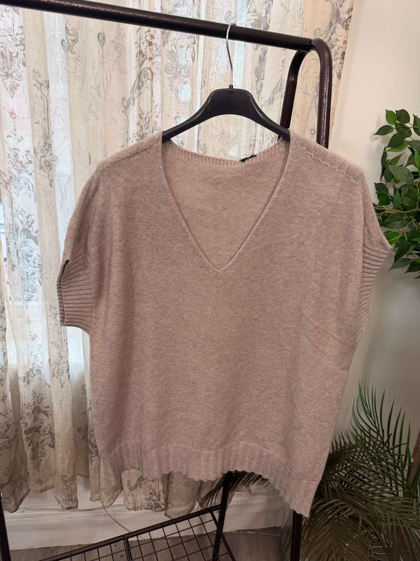 Jennifer V-Neck Tabard Jumpe