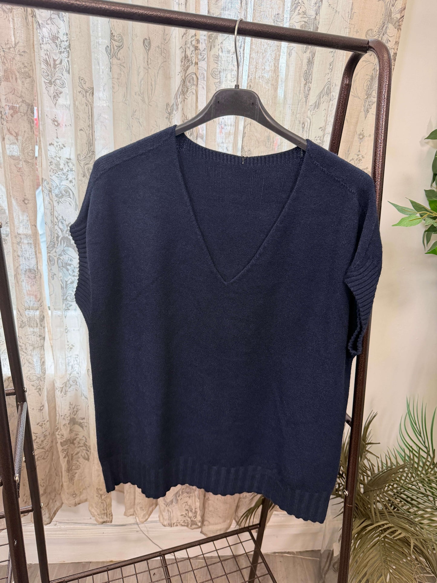 Jennifer V-Neck Tabard Jumpe