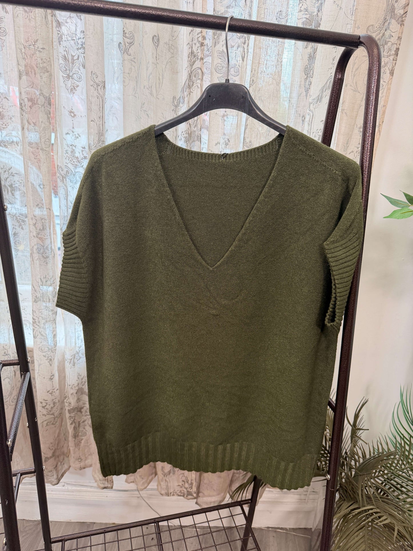 Jennifer V-Neck Tabard Jumpe