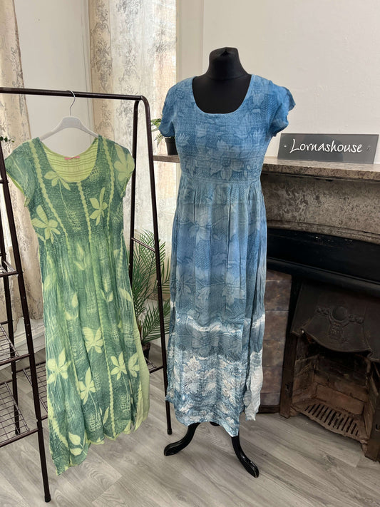 Cap Sleeve Crinkle Sundress