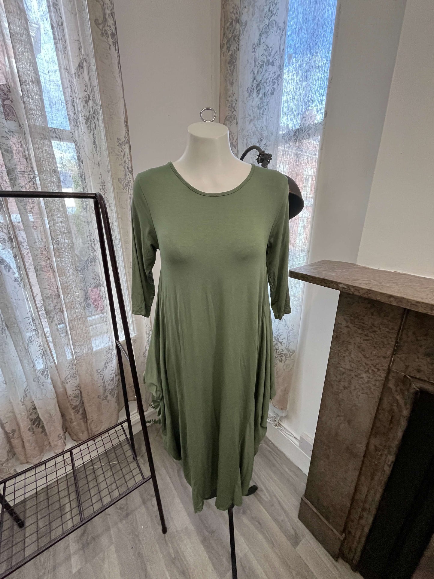 Izzy Round Neck Parachute Dress