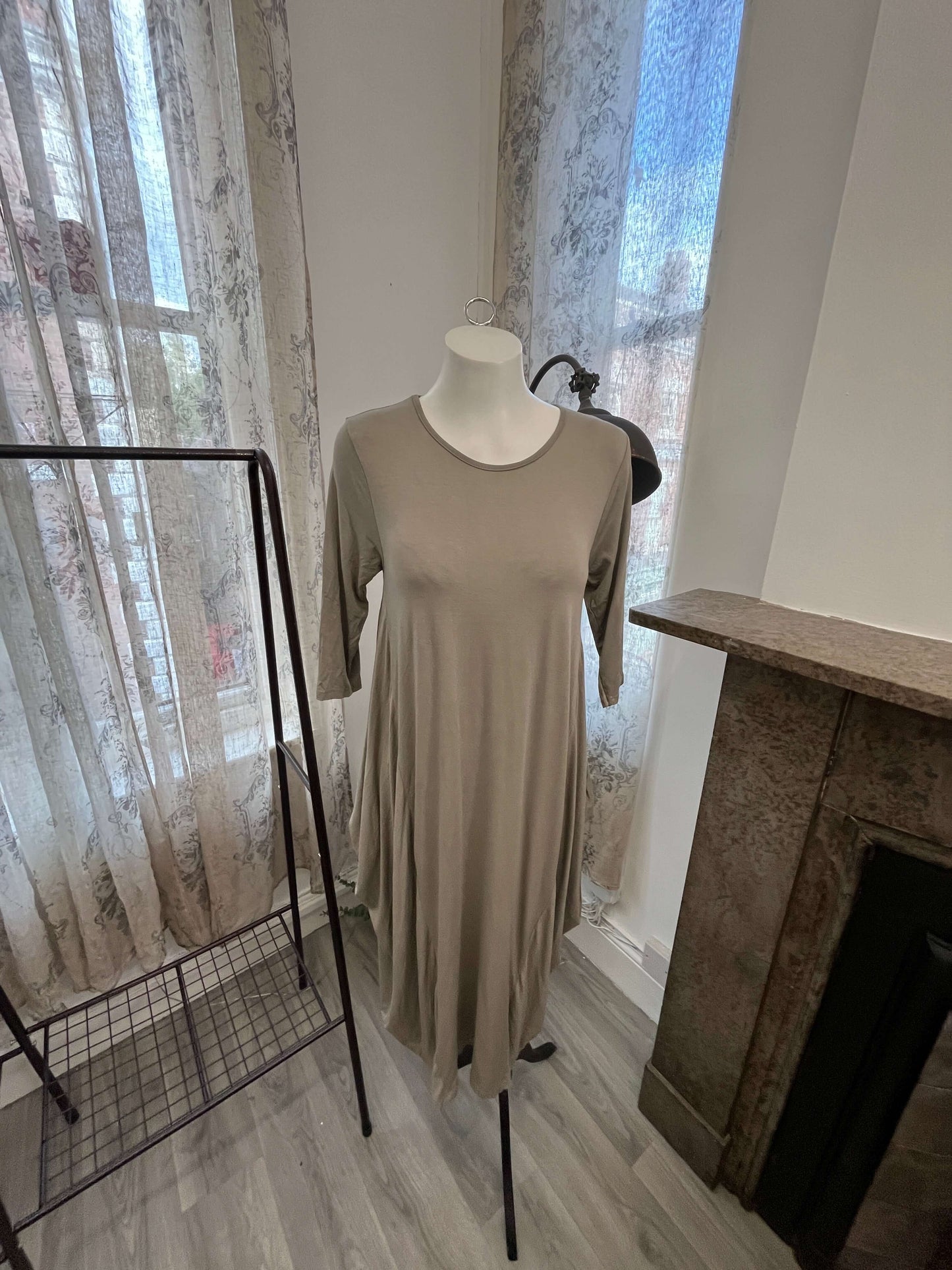 Izzy Round Neck Parachute Dress