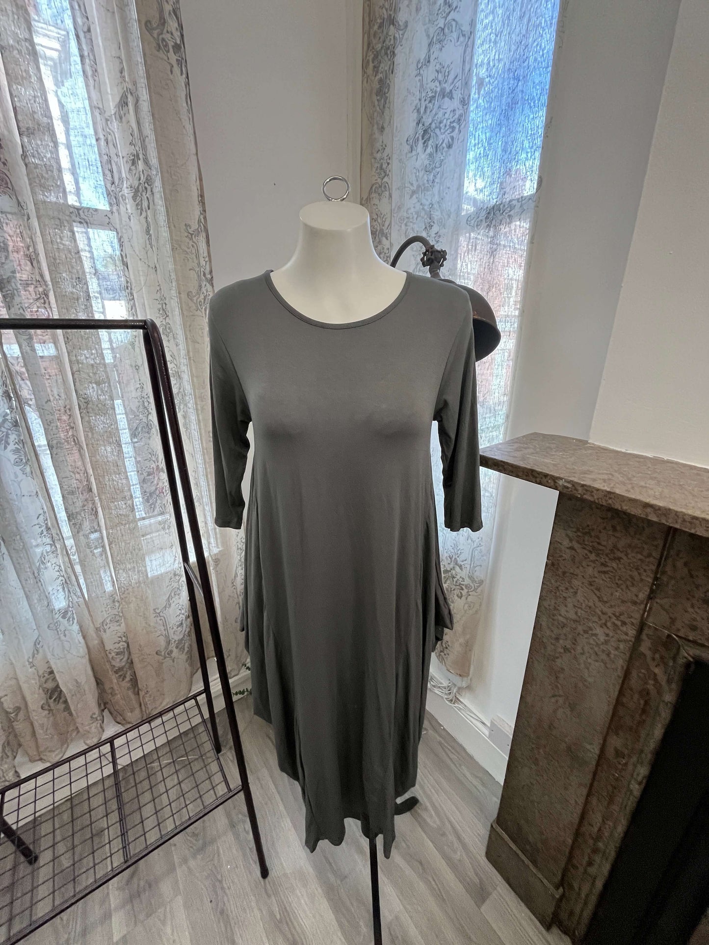 Izzy Round Neck Parachute Dress