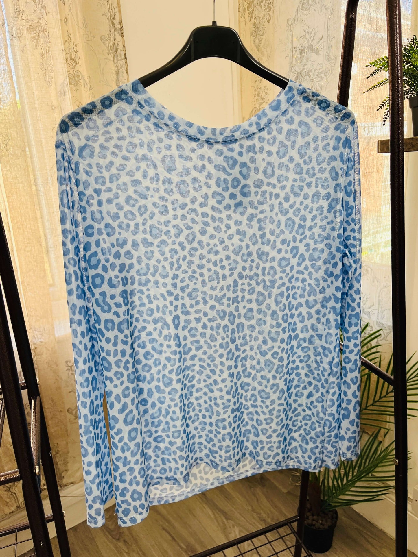 Orla Mesh Layering Top - Cheetah