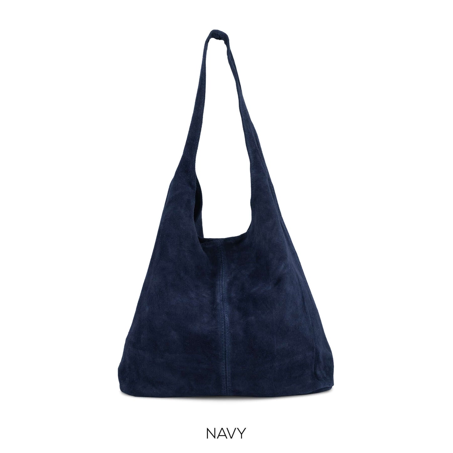 Real Suede Slouchy Hobo Bag