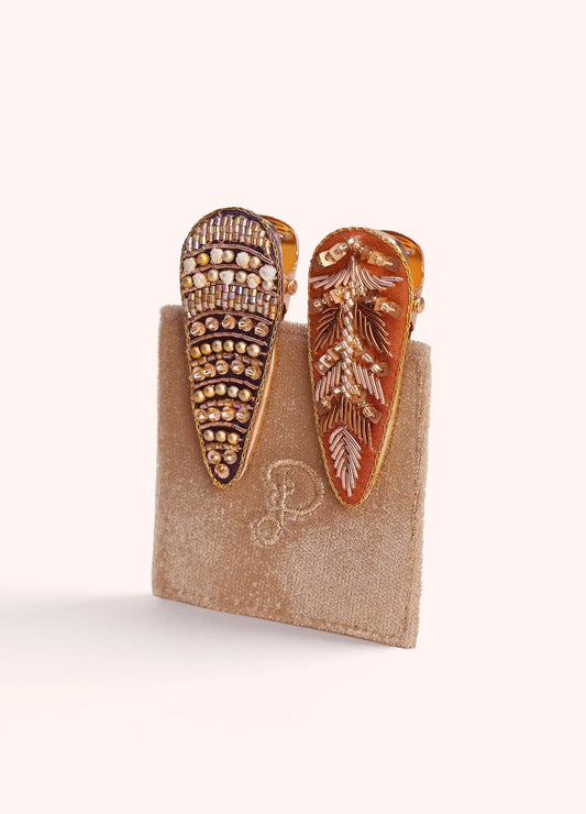 Powder Design Jewelled Hair Clips - Deco Beads and Tree