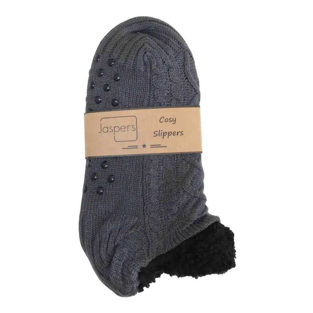 Jasper's - Charcoal Grey Jasper Slippers