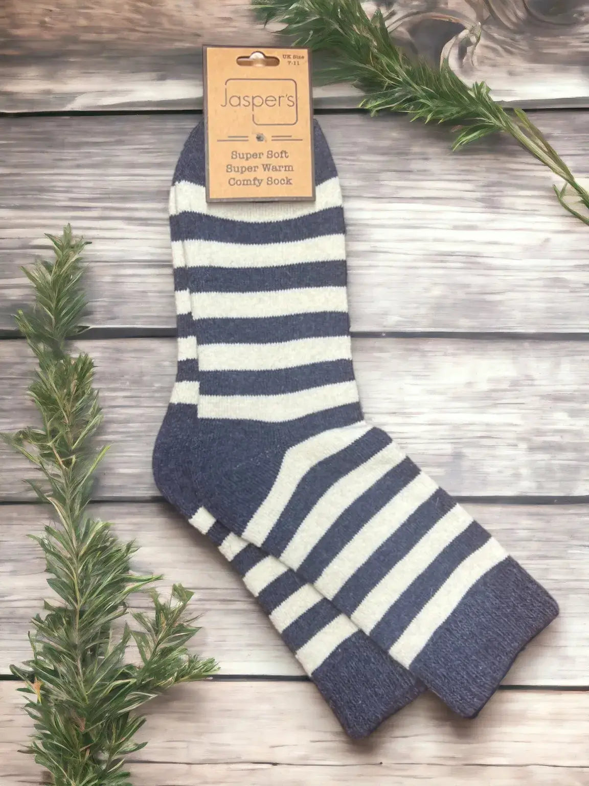 Jasper's - Striking Stripe Super Cosy Men’s Socks