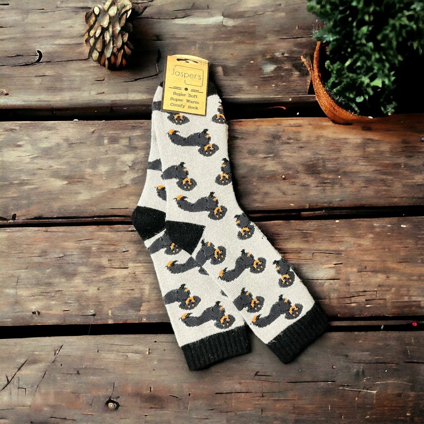 Jasper's - Dashing Dachshunds Super Cosy Men’s Socks