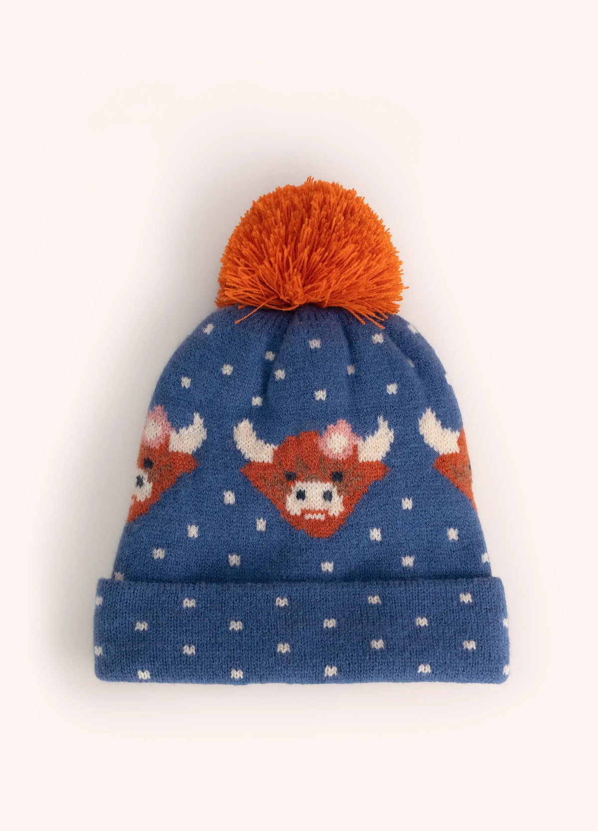 Powder Design Kids Highland Cow Hat - Navy
