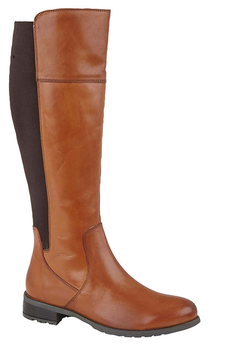 an Leather High Leg Boot - Silvia