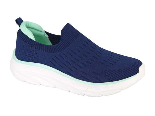 Ladies Slip-on Superlight Trainer - Kingfisher