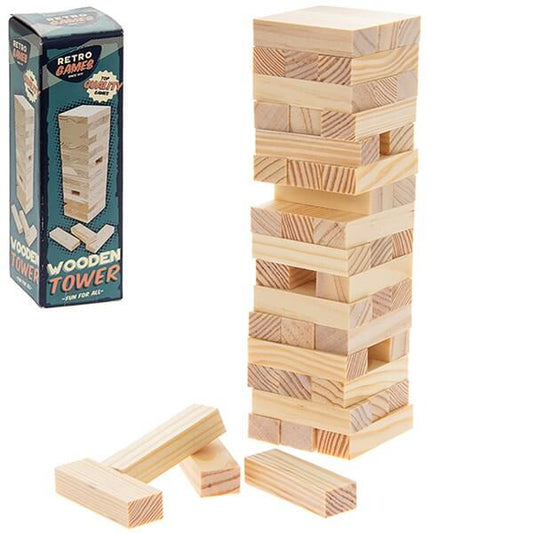 Retro Games Wooden Tower Large