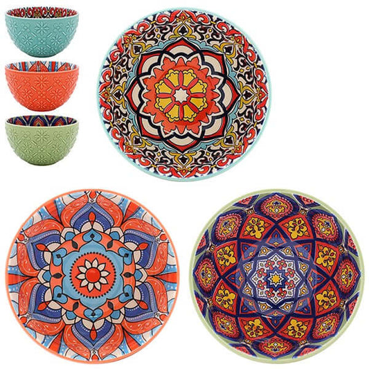 Tuscany Mandala Bowls - Medium