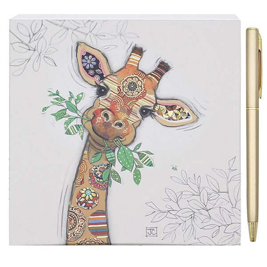 Bug Art Memo Block Gina Giraffe