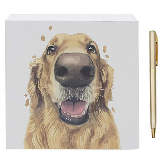 Licks & Kisses Golden Retriever Memo