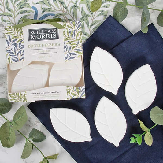 William Morris Willow Bough Bath Fizzer Set