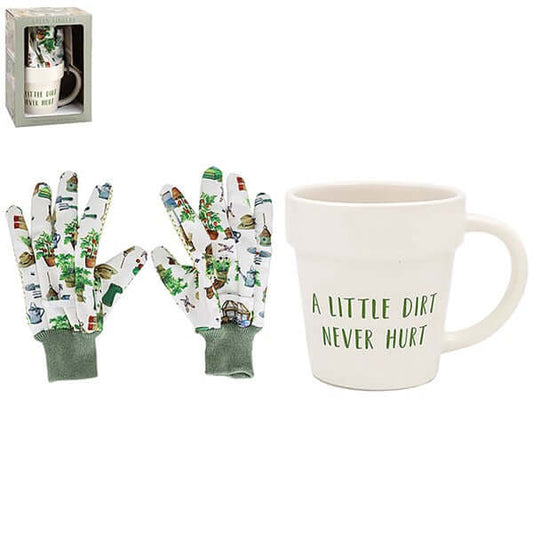 Mug & Glove Set Garden Dirt