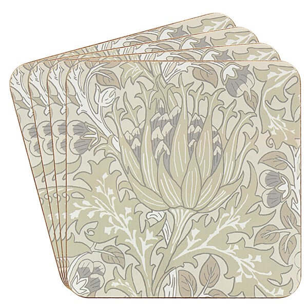 William Morris Artichoke Coasters Set of 4