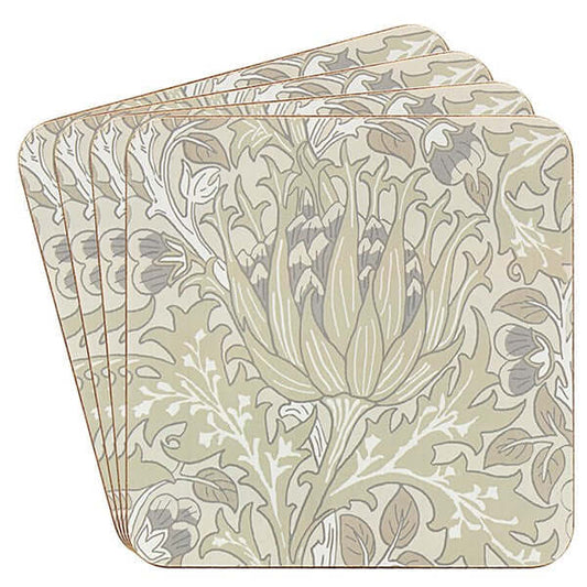 William Morris Artichoke Coasters Set of 4