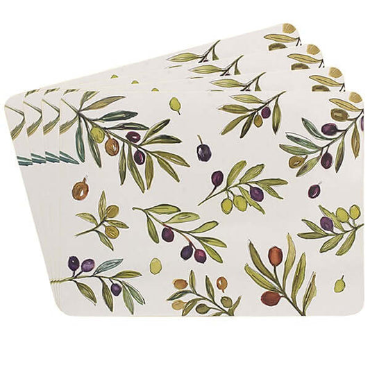 Olive Grove Set Of 4 Placemats