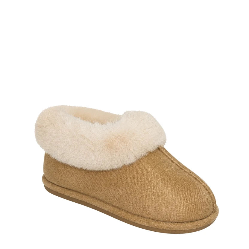 Womens's Faux Fur Lined Full Slipper Bootie