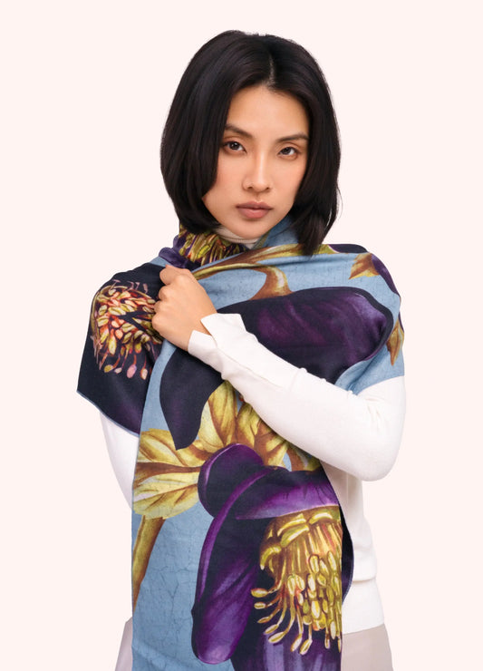 Powder Design Hellebore Lux Print Scarf