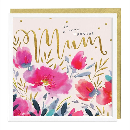 Special Mum Floral Luxury Card