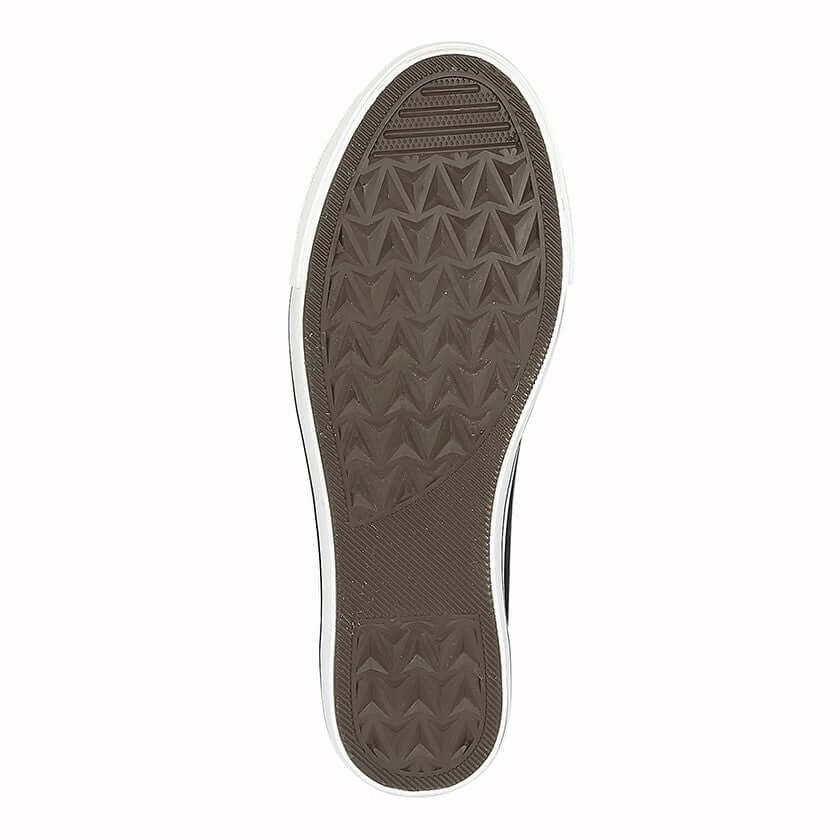 Ladies Navy Washed Canvas Pump