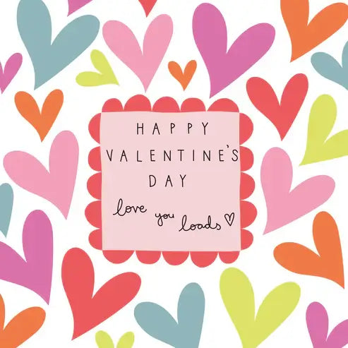 Belly Button Designs - Valentines Love You Loads Card