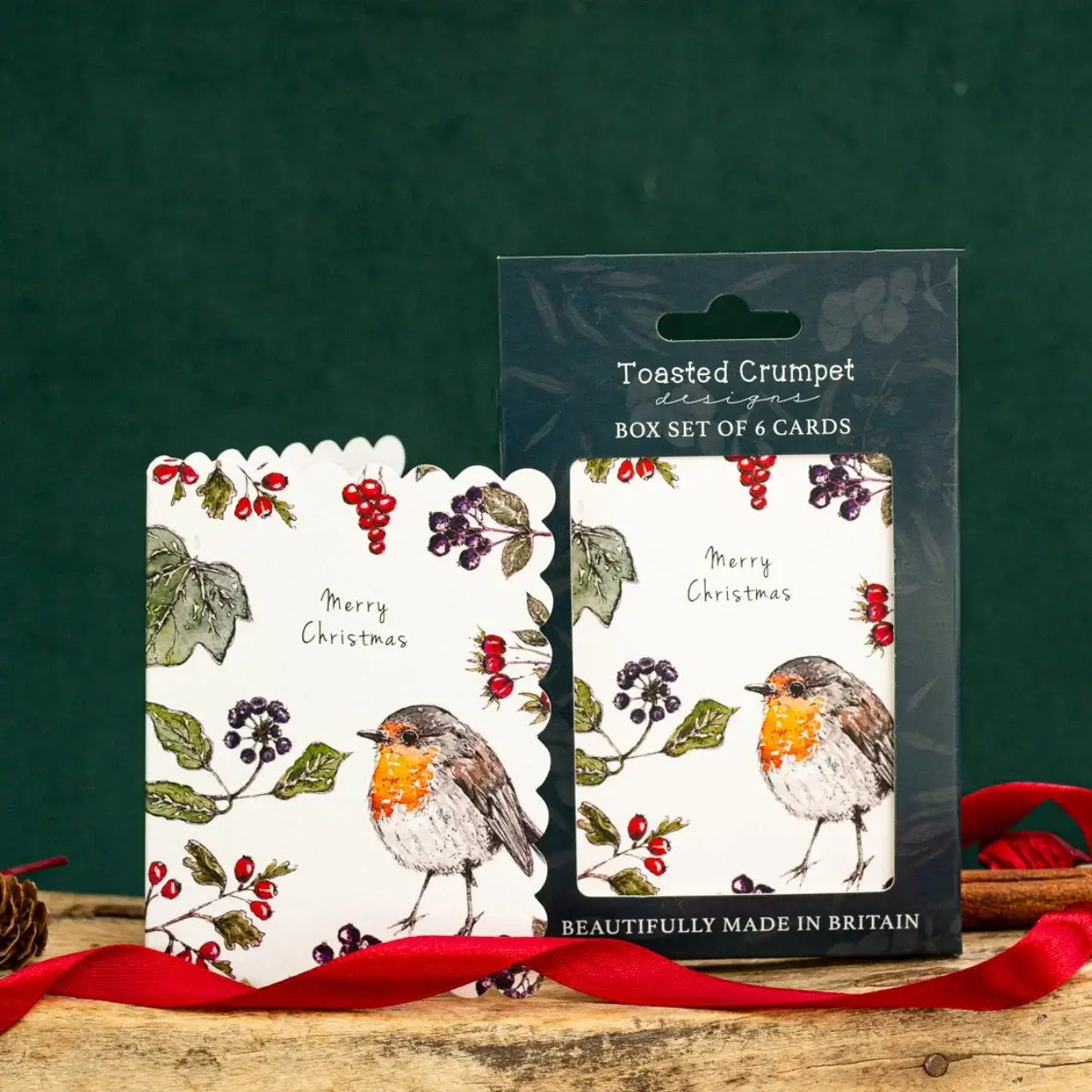 Merry Christmas (Pure) Set of 6 Cards