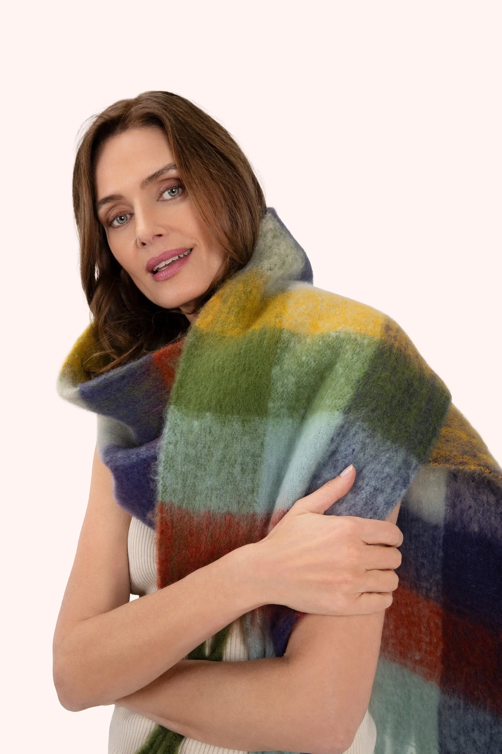 Powder Design Cosy Scarf - Molly, Navy Mix