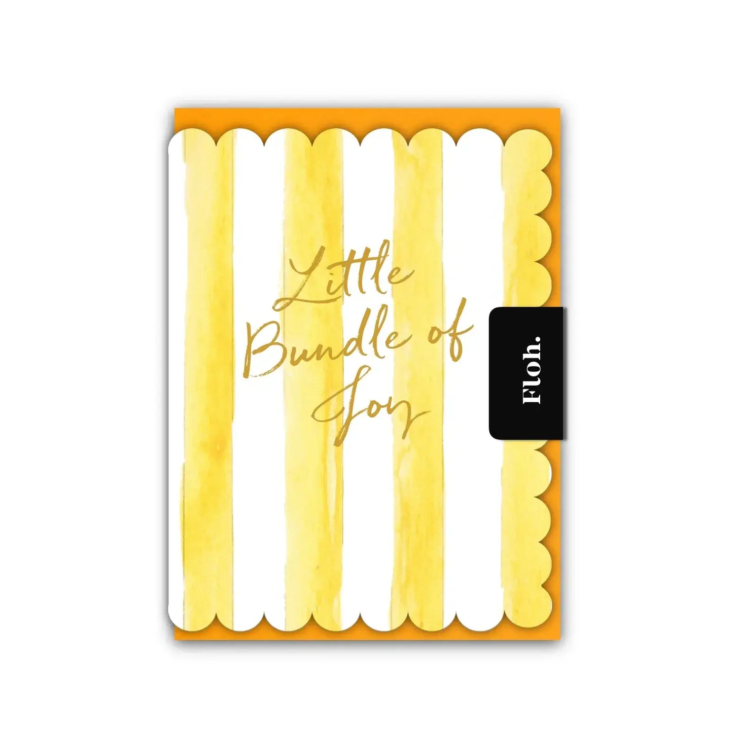 Little Bundle of Joy (Lemon Stripes) Card