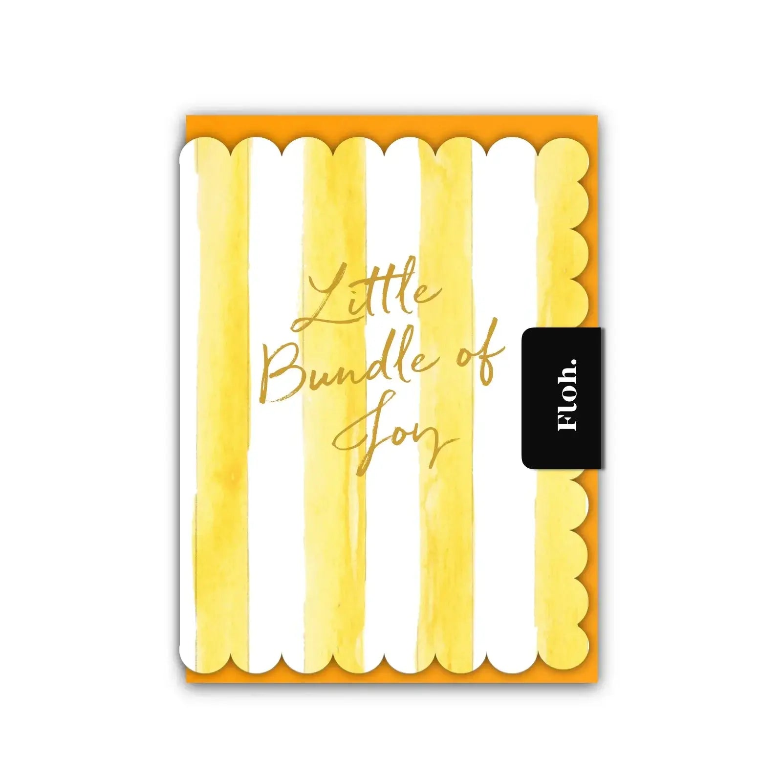 Little Bundle of Joy (Lemon Stripes) Card
