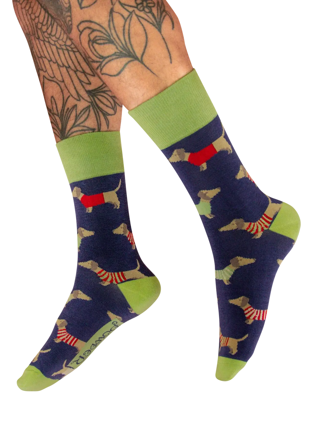 Powder Design Men's Socks - Sausage Dogs, Navy
