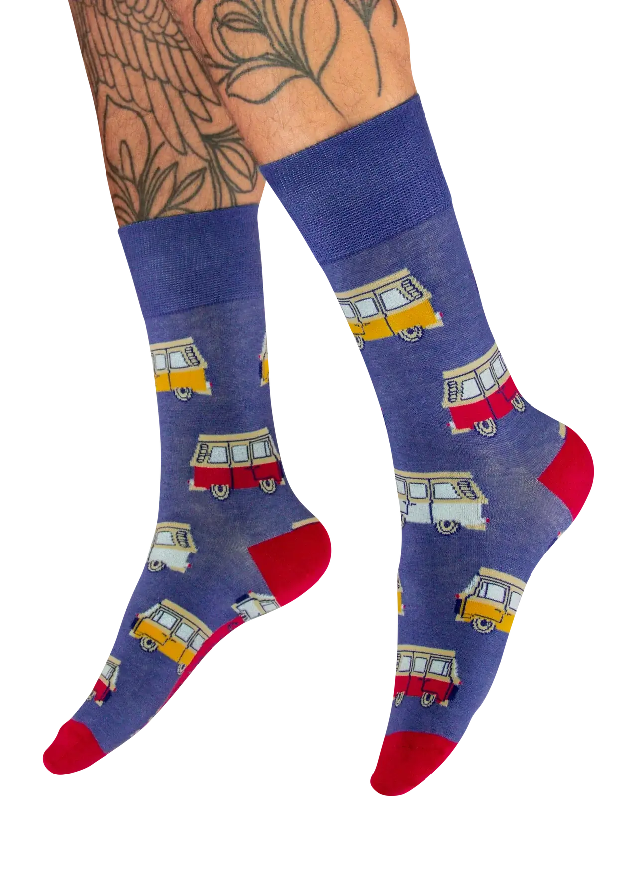 Powder Design Men's Socks - Vintage Van - Denim