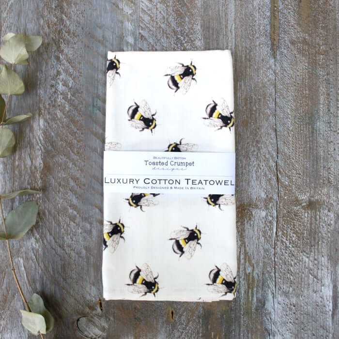 Bee Luxury Cotton Tea Towel