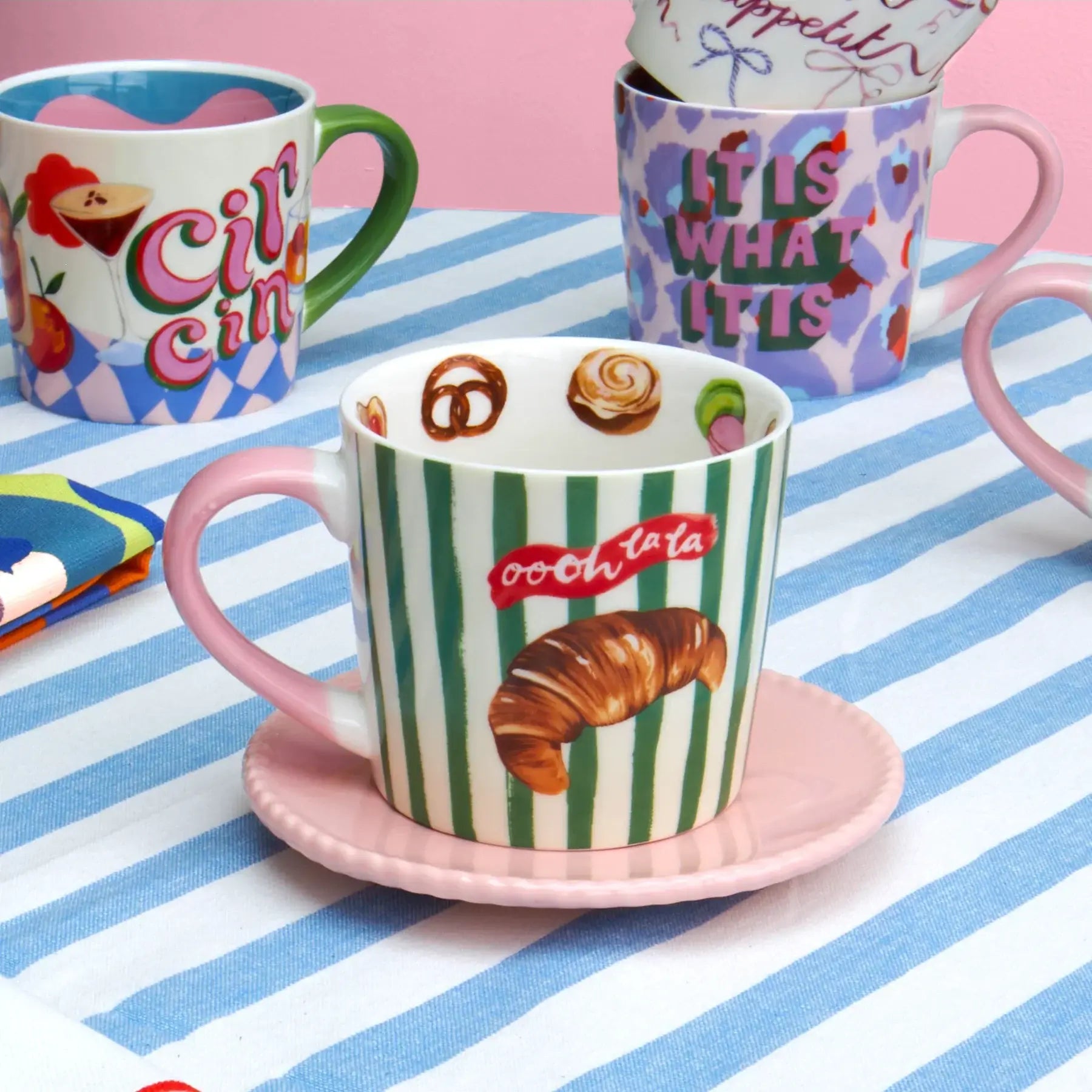 'Oooh La La Croissant' Mug