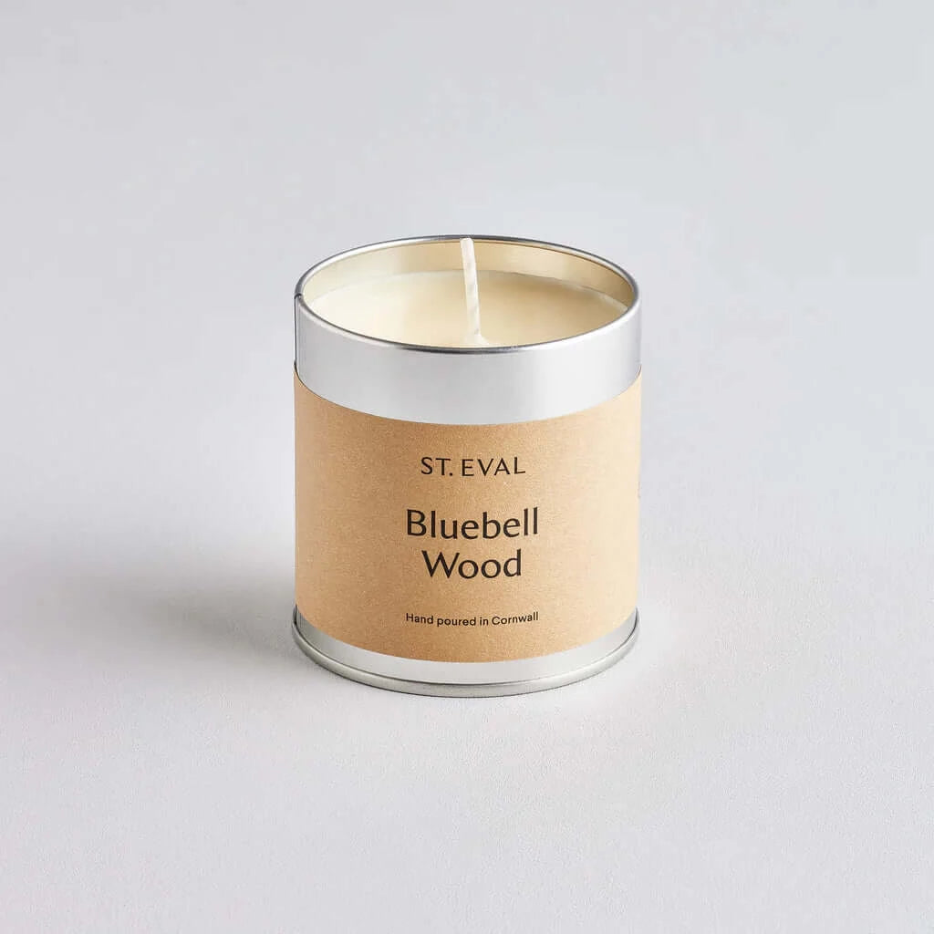 St Eval Artisan Candles - Bluebell Wood Scented Tin Candle