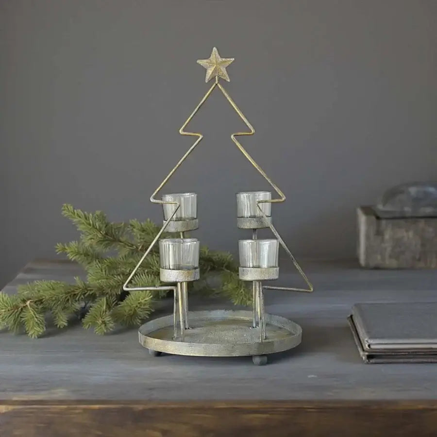 Biggie Best - Xmas Tree Tealight Holder Large