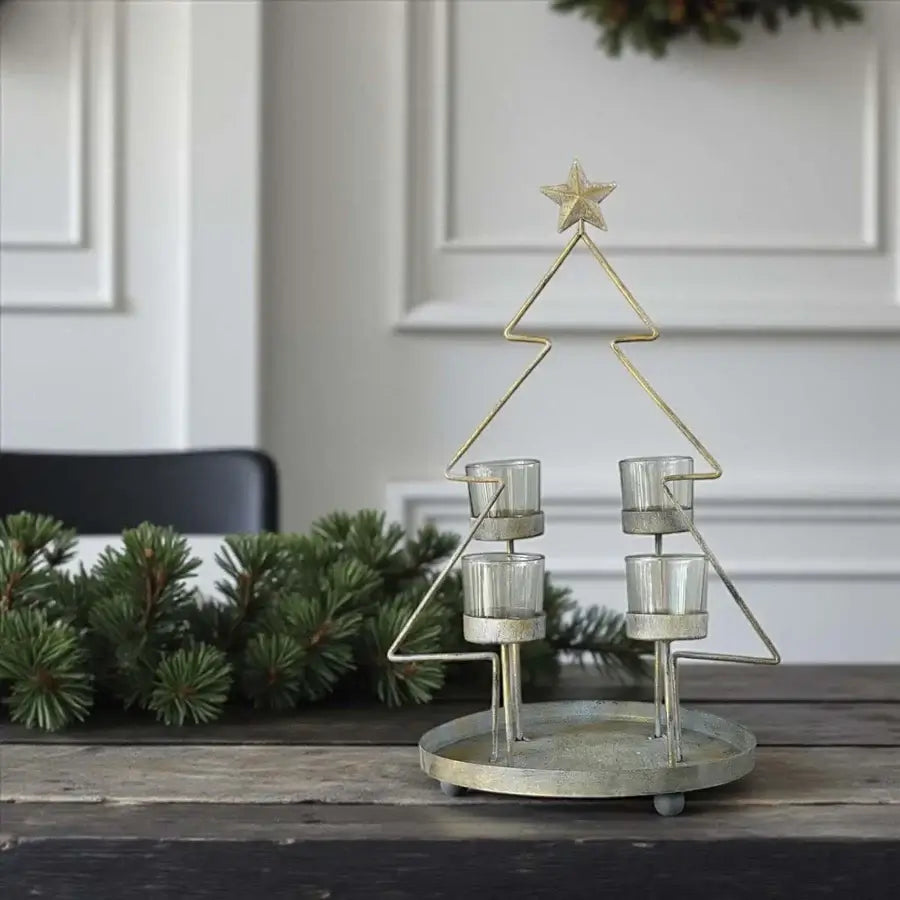 Biggie Best - Xmas Tree Tealight Holder Large