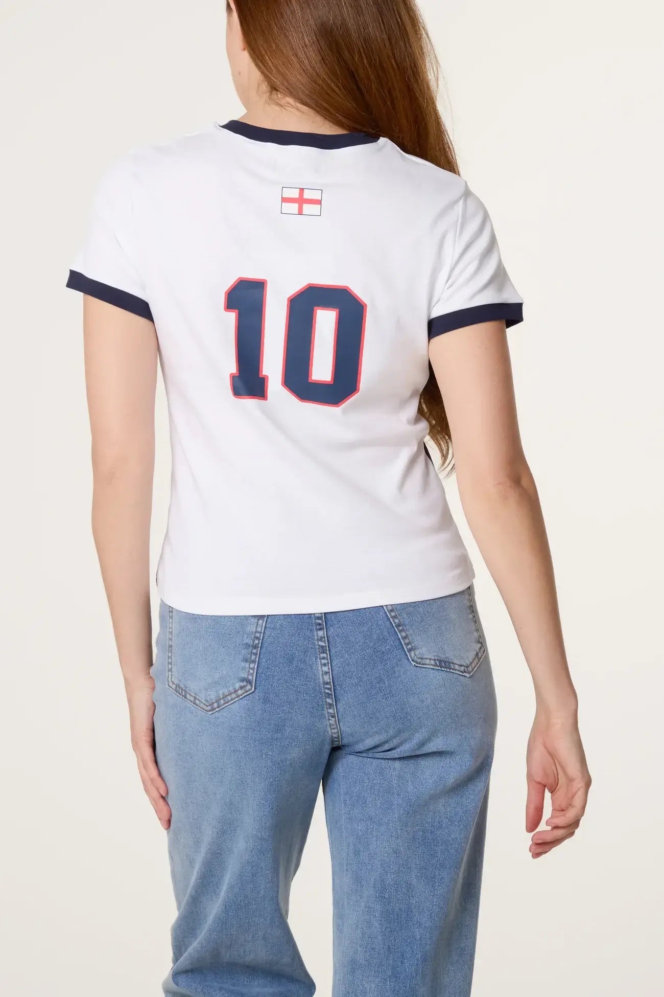 England Diamante Football T-Shirt