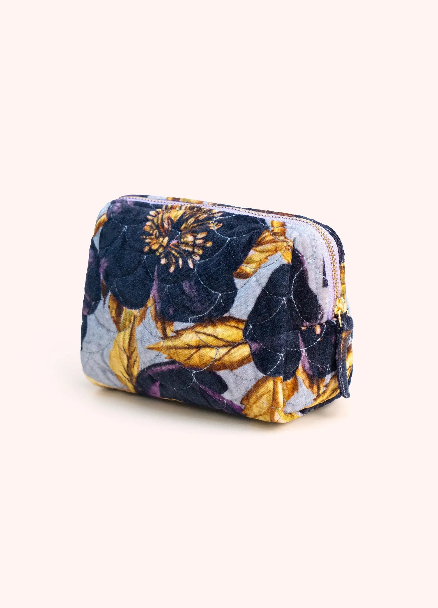 Powder Design Hellebore Quilted Velvet Vanity Bag