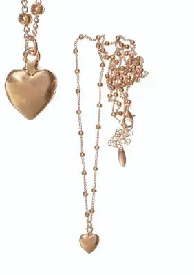 Heart Pendant Necklace on Ball Chain