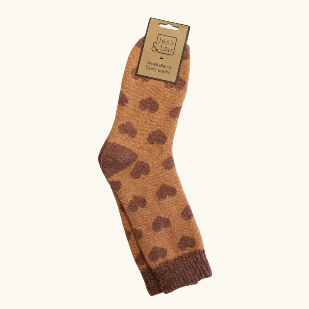 Jess & Lou - Heart Cosy Socks