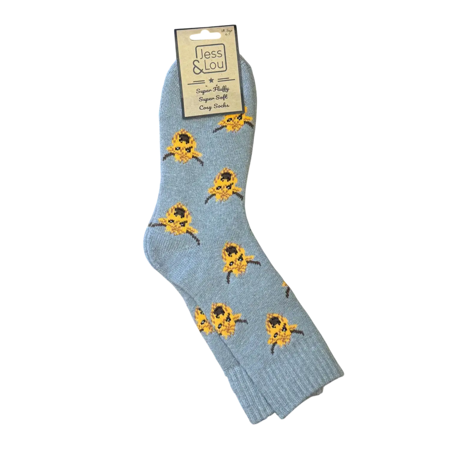 Jess & Lou Highland Cow Cosy Socks